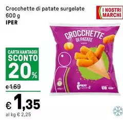 Iper - Crocchette Di Patate Surgelate