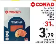 Conad - Salmone Affumicato Norvegese