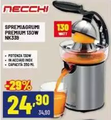 Necchi - Spremiagrumi Premium 130W NK339