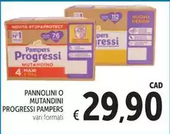 Pampers - Pannolini O Mutandini Progressi