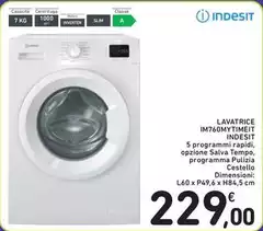 Indesit - Lavatrice IM760MYTIMEMT