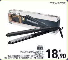 Rowenta - Piastra Capelli Sf1810