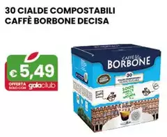 Caffe Borbone - 30 Cialde Compostabili Decisa