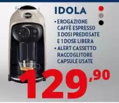 Lavazza - Idola Automatica Macchina Per Caffè A Capsule 1,1 L