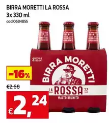 Moretti - Birra La Rossa
