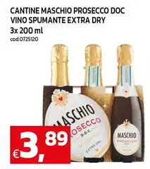 Cantine maschio - Prosecco DOC Vino Spumante Extra Dry