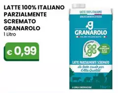 Granarolo - Latte 100% Italiano Parzialmente Scremato