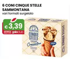Sammontana - 6 Coni Cinque Stelle