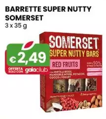 Somerset Super Nutty Bars - Barrette