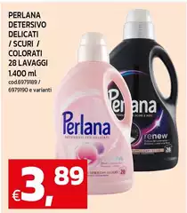 Perlana - Detersivo Delicati/scuri/Colorati