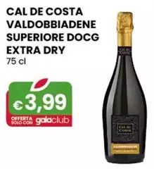Cal De Costa - Valdobbiadene Superiore DOCG Extra Dry