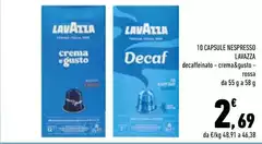 Lavazza - 10 Capsule Nespresso