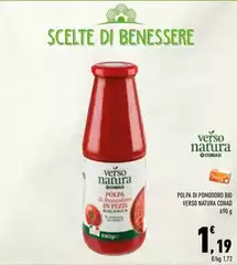 Conad - Verso Natura Polpa Di Pomodoro Bio 