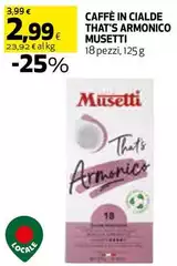 Musetti - Caffè In Cialde That's Armonico