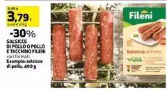 Fileni - Salsicce Di Pollo O Pollo E Tacchino