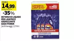 Dash - Power Detersivo Liquido Per Lavatrice Igienizzante 