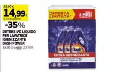 Dash - Detersivo Liquido Per Lavatrice Igienizzante Power