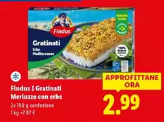 Findus - I Gratinati Merluzzo Con Erbe