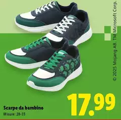 Minecraft - Scarpe Da Bambino
