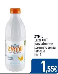 Parmalat - Zymil Latte Uht Parzialmente Scremato Senza Lattosio