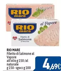 Rio Mare - Filetto Di Salmone Al Vapore All'olio