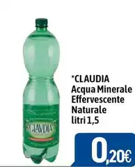 Claudia - Acqua Minerale Effervescente Naturale