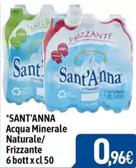 Sant'anna - Acqua Minerale Naturale/ Frizzante