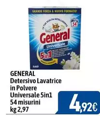 General - Detersivo Lavatrice In Polvere Universale 5in 1