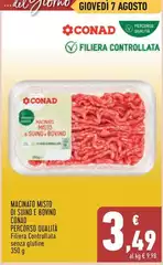 Conad - Macinato Misto Di Suino E Bovino Percorso Qualità