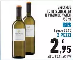 Il poggio dei vigneti - Grecanico Terre Siciliane IGT