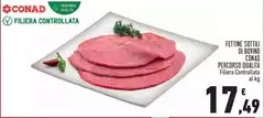 Conad - Fettine Sottili Di Bovino Percorso Qualità