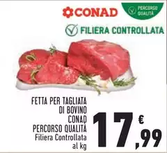 Conad - Fetta Per Tagliata Di Bovino Percorso Qualità