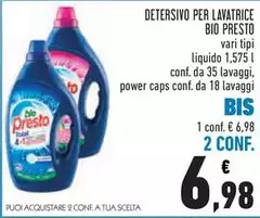 Bio Presto - Detersivo Per Lavatrice
