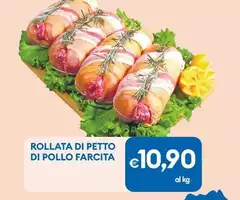 Rollata Di Petto Di Pollo Farcita