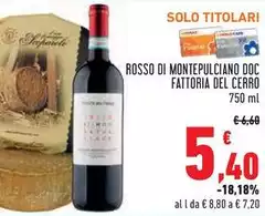 Solo - Rosso Di Montepulciano DOC