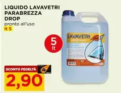 Liquido Lavavetri Parabrezza Drop 