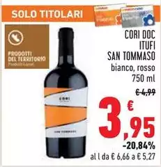 San tommaso - Cori DOC Itufi
