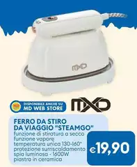 Mxd - Ferro Da Stiro Da Viaggio "Steamgo"