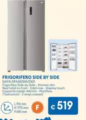 Daya - Frigorifero Side By Side DFA550NV2XE1 