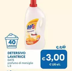 Dat5 - Detersivo Lavatrice