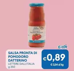 Lettere dall'Italia - Salsa Pronta Di Pomodoro Datterino