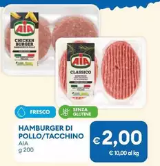 Aia - Hamburger Di Pollo/Tacchino