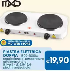 Mxd - Piastra Elettrica Doppia