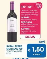 Tenute Varvari - Syrah Terre Siciliane IGP