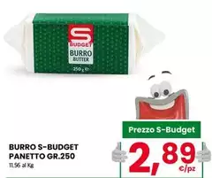 S budget - Burro S-Budget Panetto