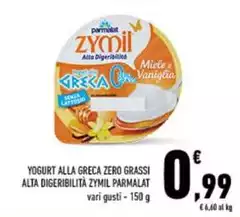 Parmalat - Yogurt Alla Greca Zero Grassi Alta Digeribilita Zymil