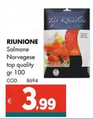 Riunione - Salmone Norvegese Top Quality