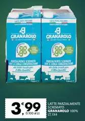 Granarolo - Latte Parzialmente Scremato 100%