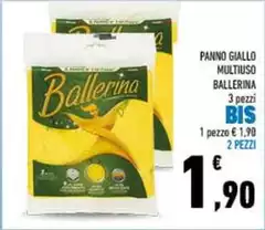 Ballerina - Panno Giallo Multiuso