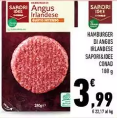 Sapori - &Idee Hamburger Di Angus Irlandese